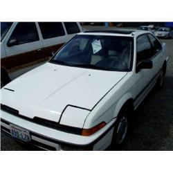 89 ACURA INTEGRA 5SPD 2DR EXMT.                                       