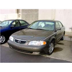 *2001 MAZDA 626 4DR PREV INS CLAIM 71,095 UNKN.                       
