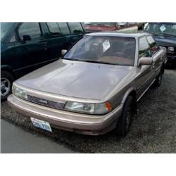 88 TOYOTA CAMRY 5SPD 4DR EXMT.                                        