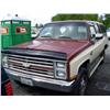 Image 1 : 87 CHEVROLET SILVERADO 20 SUBURBAN 4X4 4DR EXMT.                      