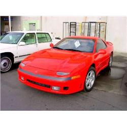 *92 MITSUBISHI 3000 GT TURBO 5SPD 2DR EXMT.                           