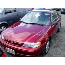 2000 TOYOTA COROLLA 4DR 184,685 ACTUAL                                