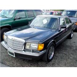 86 MECEDES BENZ 560SEL 4DR EXMT.                                      