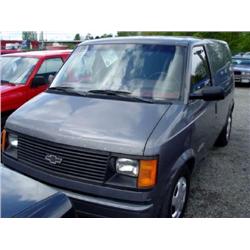 87 CHEVROLET ASTRO CARGO VAN EXMT.                                    