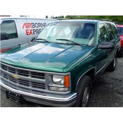 *99 CHEVROLET TAHOE 4X4 4DR 110,221 ACTUAL                            