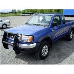 *98 NISSAN FRONTIER EXT CAB XE 5SPD 4X4 P/U 91,000 ACTUAL             