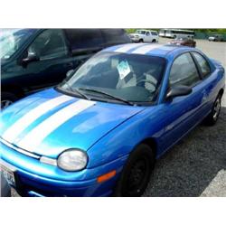 99 DODGE NEON RT 5SPD 2DR 051,518 ACTUAL                              