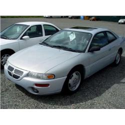 *95 CHRYSLER SEBRING 2DR 117,403 ACTUAL                               