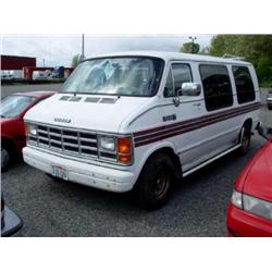 89 DODGE RAM 150 CONVERSION VAN EXMT.                                 