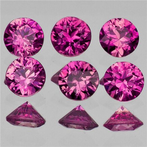 Natural Red Pink Sapphire 3.30 MM, 6 Pcs [Flawless-VVS]