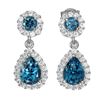 Image 1 : Natural London Blue Topaz Earrings