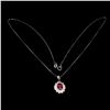Image 3 : Natural Stunning Red Ruby Necklace
