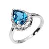 Image 2 : Natural London Blue Topaz Ring