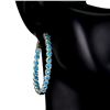 Image 1 : Natural Paraiba Blue Brazil Apatite Earrings
