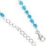 Image 3 : Natural Brazil Paraiba Blue Pear Apatite Bracelet