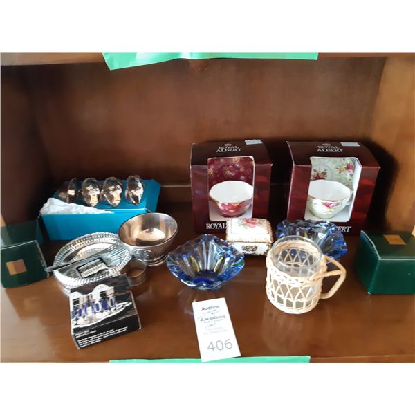 Sterling Silver & Silver plate, Royal Albert  B