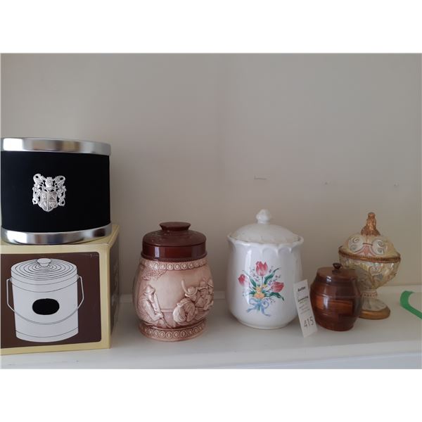 Cookie Jars, Ice Bucket A