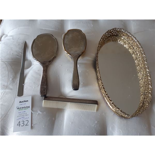 Vintage Vanity Tray A