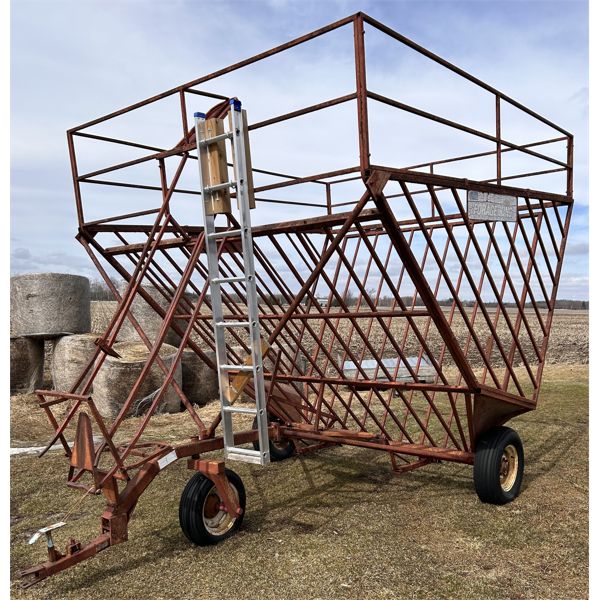 FORAGE KING SQUARE BALE BASKET