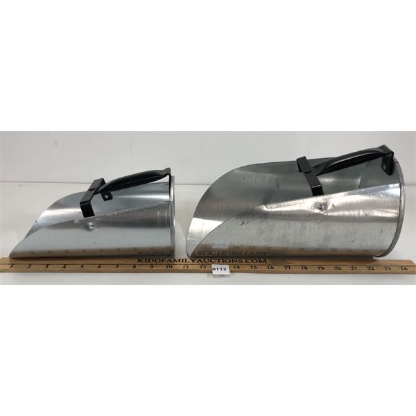 LOT OF 2 - FEED SCOOPS