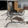 Image 1 : HORSE DRAWN CART W/ SHAFTS - REFINISHED