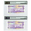 Image 2 : Banque de la Republique, 1997, Pair of Issued Banknotes