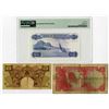 Image 2 : Former UK Colony Banknote Trio with Quenn Elizabeth II Portraits, 1958 to 1967