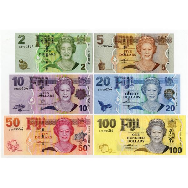 Reserve Bank of Fiji, ND (2007; 2012), Group of Issued Banknotes