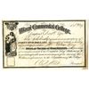 Image 1 : Miami Commercial College, 1872 Scholarship Receipt