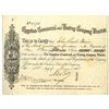 Image 1 : Egyptian Commercial & Trading Co. Ltd. 1866 I/U Stock Certificate
