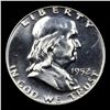 Image 2 : Proof 1952 Franklin Half Dollar 50c Graded pr66+ By SEGS