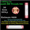 Image 1 : Shotgun Lincoln 1c roll, 1974-p 50 pcs Bank Wrapper.