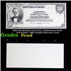 Proof 1908 $50 National Currency Lumbermens Bank of Portland - BEP Intaglio Souvenir Card Grades Pro