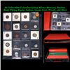 20 Collectible Coins Including Silver, Mercury, Barber, Bust, Flying Eagle, Indian, Large Cent, Proo