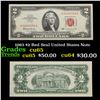 1963 $2 Red Seal United States Note Grades Gem CU