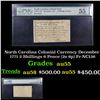 North Carolina Colonial Currency December 1771 2 Shillings 6 Pence (2s 6p) Fr-NC136                 