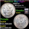 ***Auction Highlight*** 1893-o Morgan Dollar $1 Graded ms64 BY SEGS (fc)