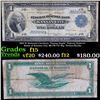 1918 $1 National Currency "Flying Eagle" Federal Reserve Bank of Kansas City, MI FR-737 Sig. Teehee/