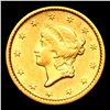 Image 2 : 1851 Gold Dollar TY-I $1 Graded au58 BY SEGS