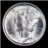 Image 2 : ***Auction Highlight*** 1918-d Mercury Dime 10c Graded GEM+ Unc By USCG (fc)