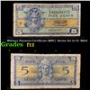 Image 1 : Military Payment Certificate (MPC)  Series 521 5c Fr. M841 Grades f, fine