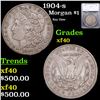 Image 1 : 1904-s Morgan Dollar $1 Graded xf40 By SEGS