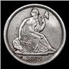Image 2 : 1837 No Stars Small Date Seated Liberty Half Dime 1/2 10c Grades xf+