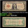 1928 $1 Red Seal United States Note Fr-1500 Grades vf, very fine