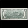 Image 3 : 1976 $2 Federal Reserve Note 1st Day of Issue, with Stamp Grades Select CU