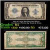 1923 $1 Large Size Blue Seal Silver Certificate, FR-238, Sig Woods & White Grades f+