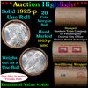 ***Auction Highlight*** Solid Uncirculated Peace silver dollar roll 1925 & P Ends, 20 coins (fc)