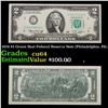 1976 $2 Green Seal Federal Reserve Note (Philadelphia, PA) Grades Choice CU