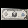 Image 2 : 1914 $10 Large Size Blue Seal Federal Reserve Note, Fr-942, 10-J Kansas City Sig. Burke/Houston Grad