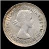 Image 2 : 1962 Australia 6p, Sixpence, Elizabeth II KM-58 Grades xf+